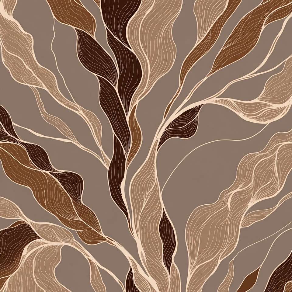 Abstract Brown Wavy Lines Pattern Abstract Brown Wavy Lines Pattern