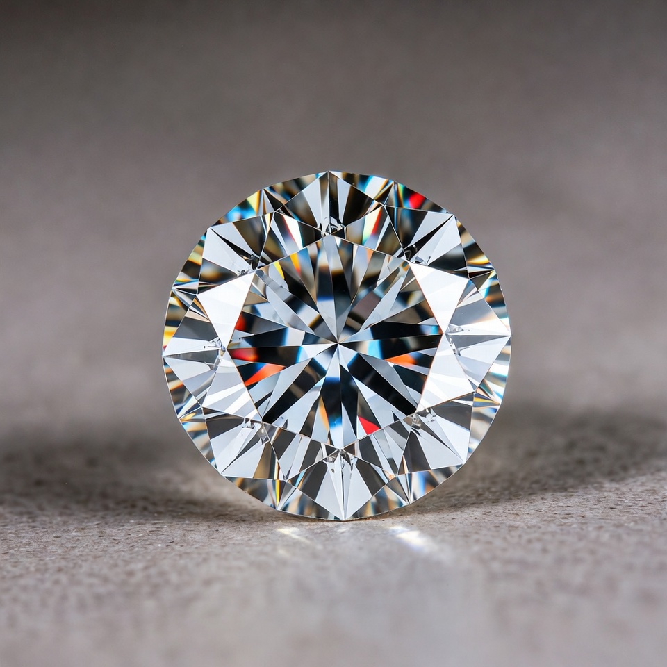 Sparkling Round Diamond Gemstone Sparkling Round Diamond Gemstone