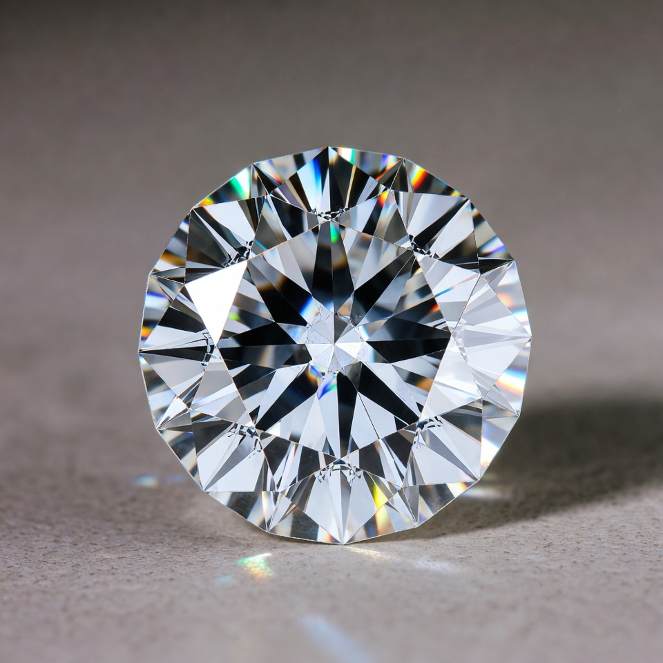 Sparkling Round Diamond Gemstone Sparkling Round Diamond Gemstone