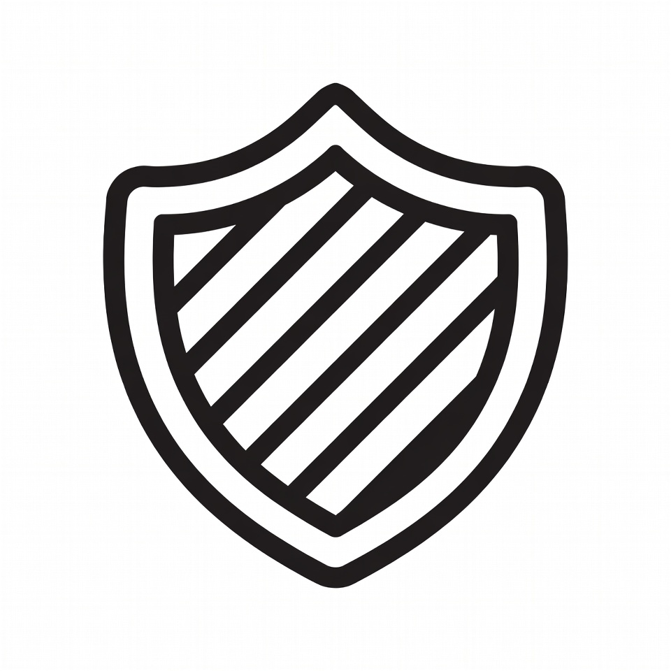 Black Outline Shield Icon Black Outline Shield Icon