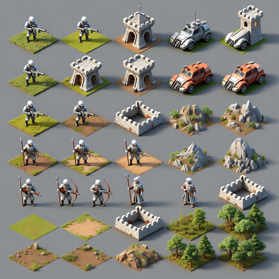 Isometric Game Assets Collection Isometric Game Assets Collection