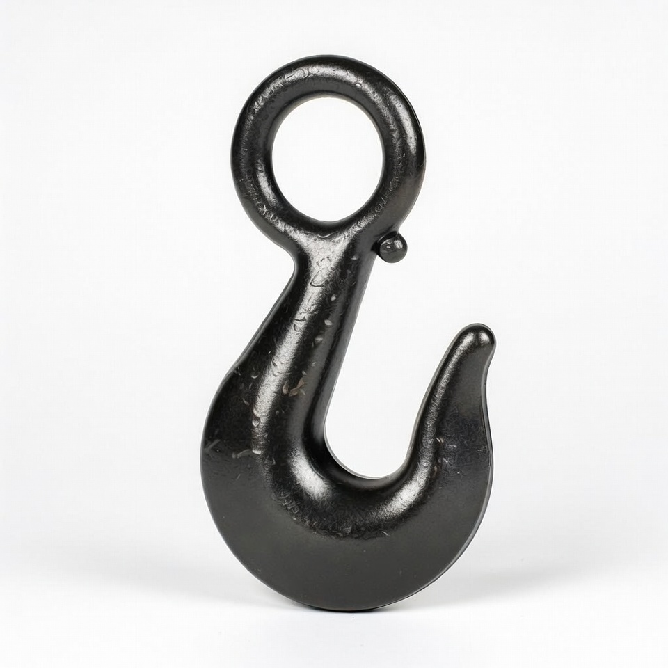 Black Hook on White Background Black Hook on White Background