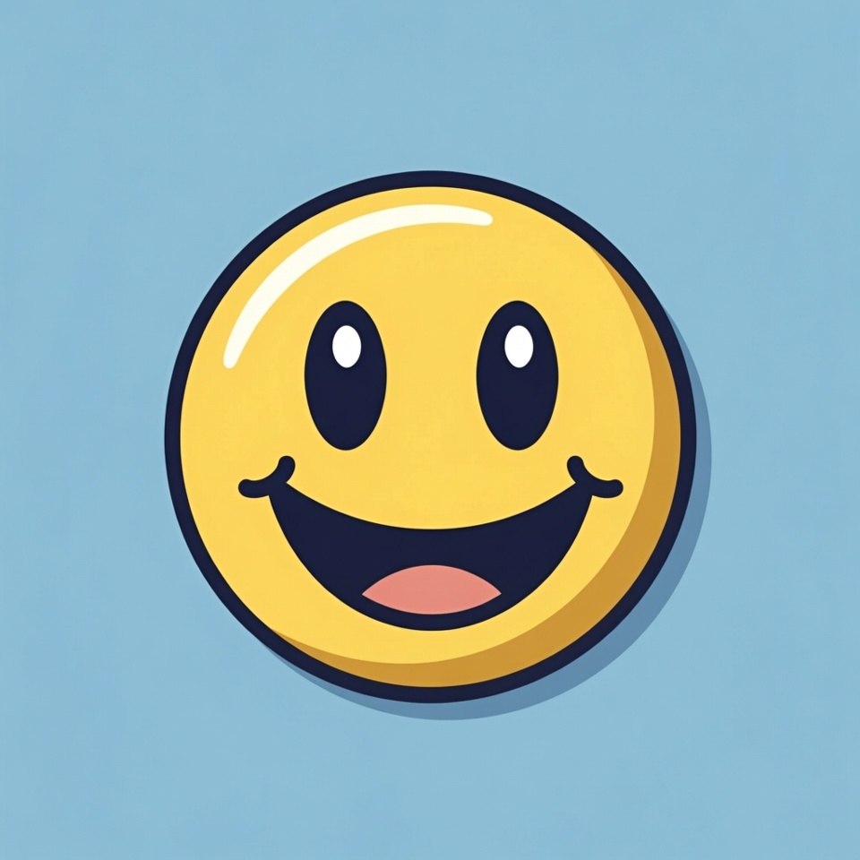 Smiling Yellow Cartoon Emoji Smiling Yellow Cartoon Emoji