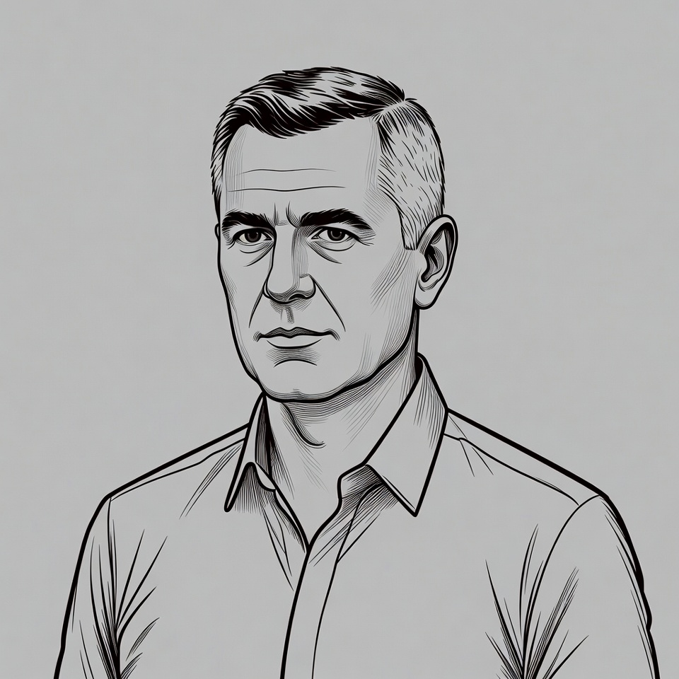 Man in collared shirt portrait Man in collared shirt portrait