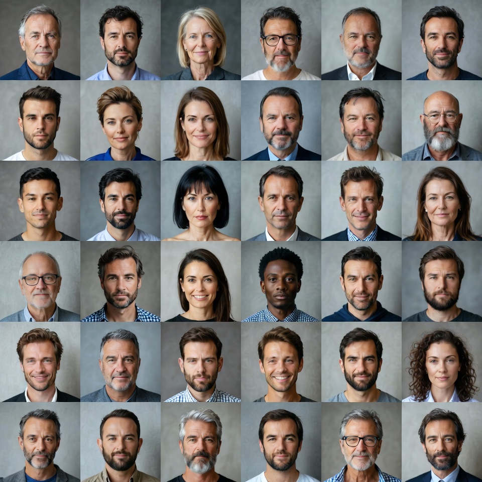 Diverse Professional Headshots Grid Diverse Professional Headshots Grid