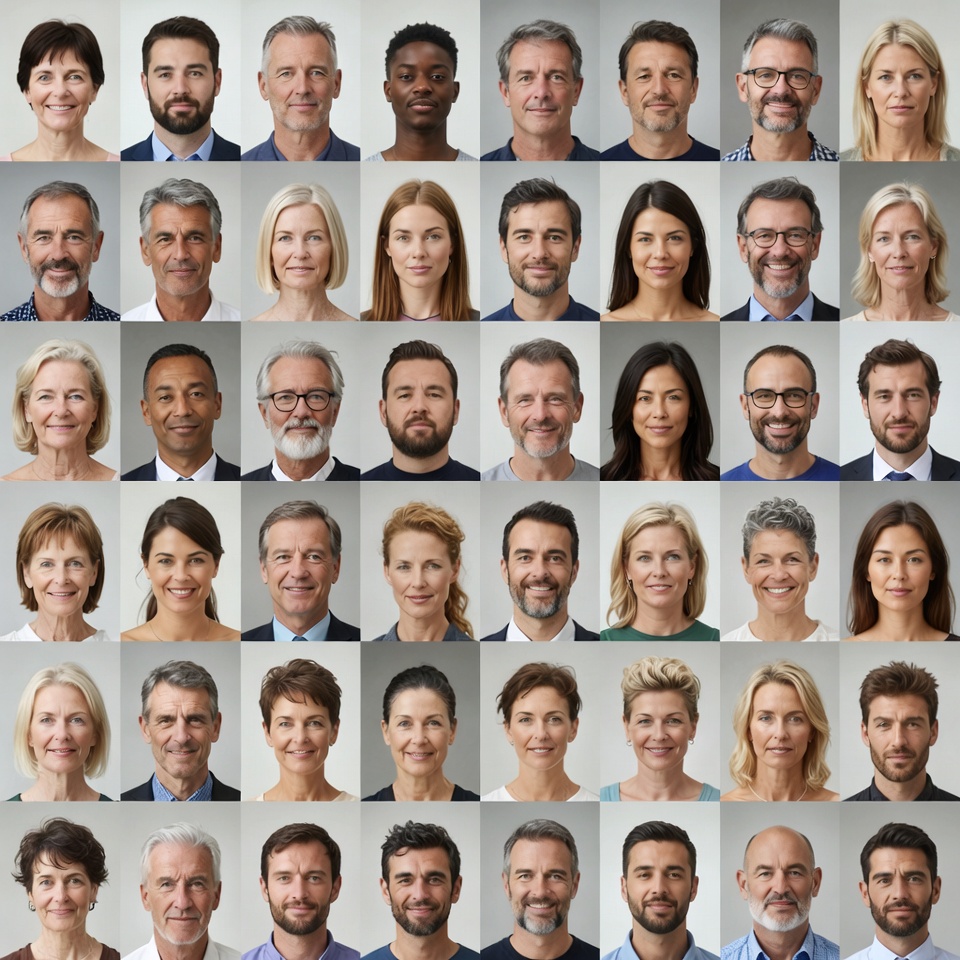 Diverse Group of Professional Headshots Diverse Group of Professional Headshots