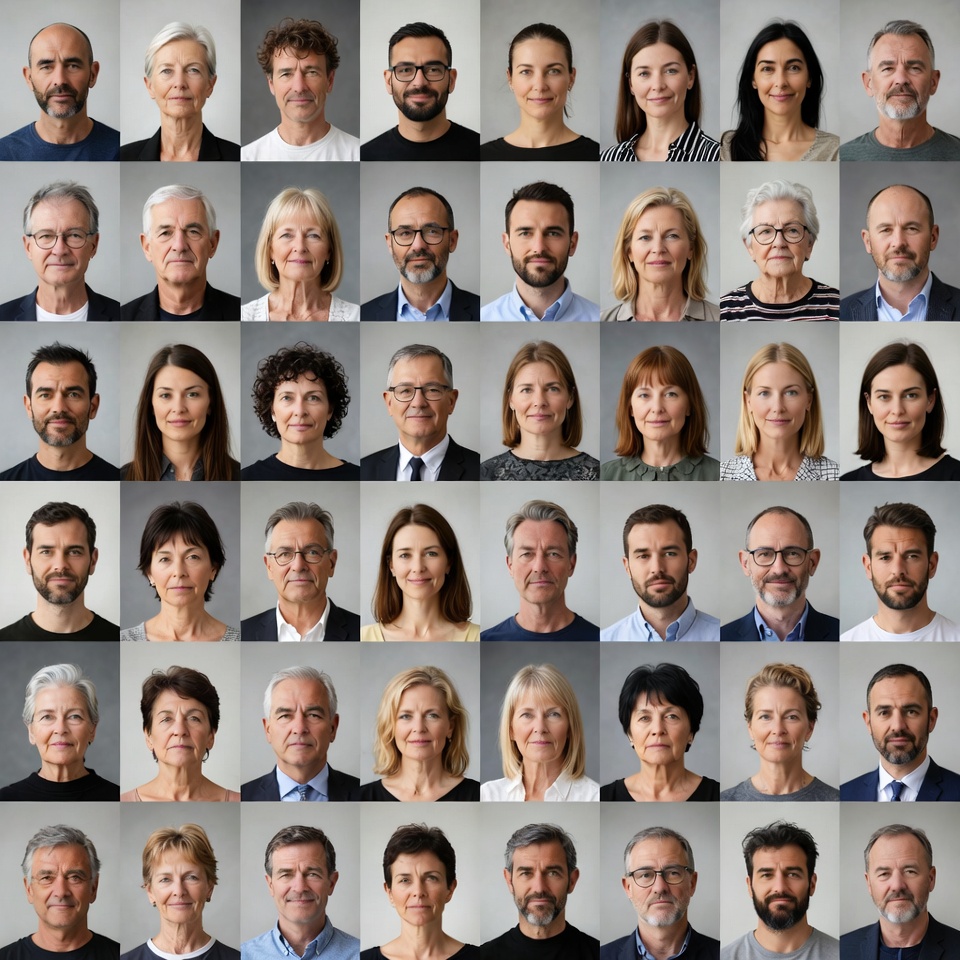 Diverse Group of Professional Headshots Diverse Group of Professional Headshots