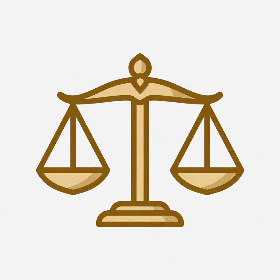 Golden Scales of Justice Icon Golden Scales of Justice Icon