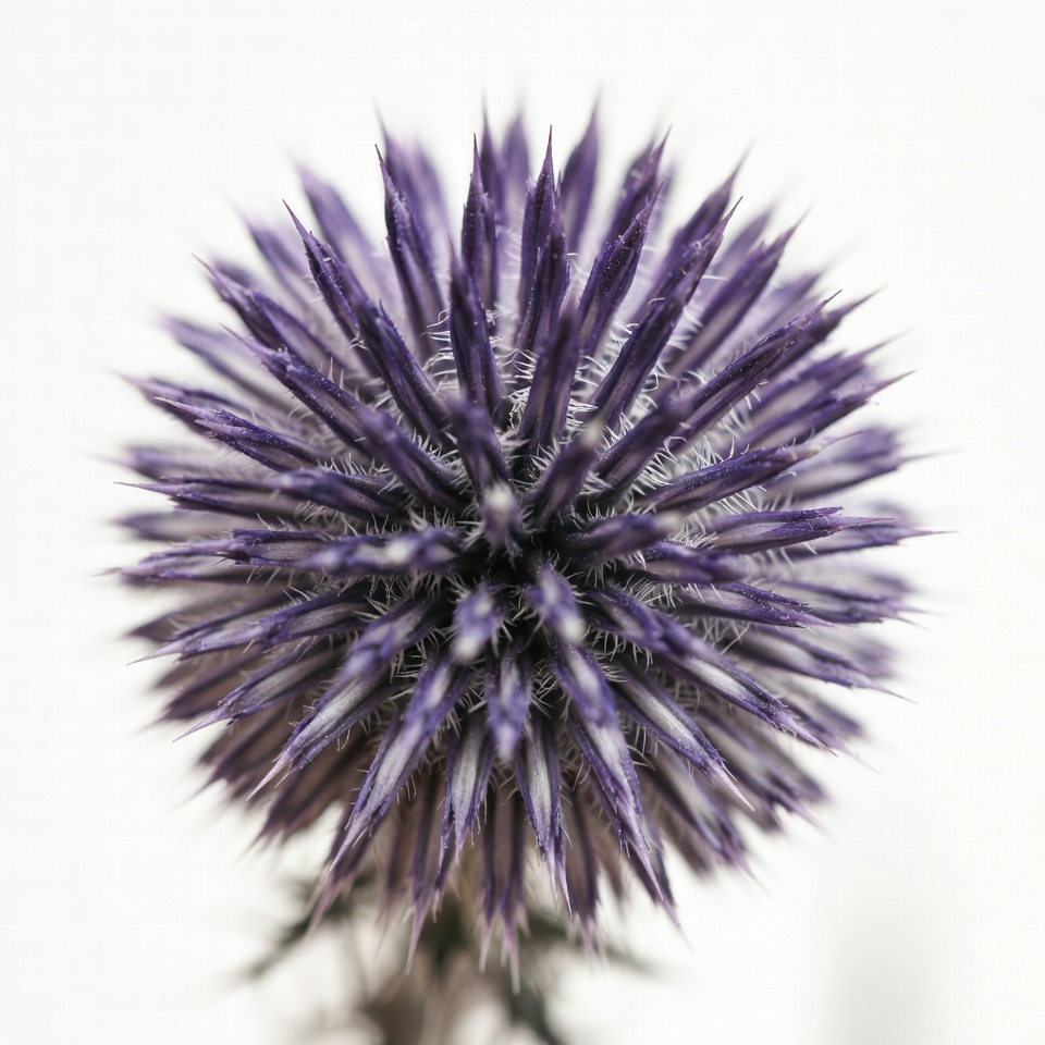 Purple Globe Thistle Flower Purple Globe Thistle Flower
