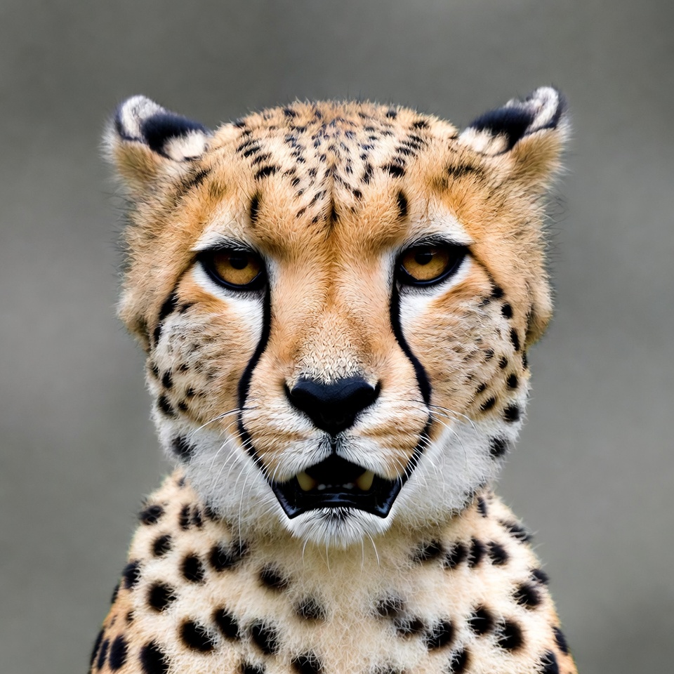 Cheetah with intense yellow eyes Cheetah with intense yellow eyes