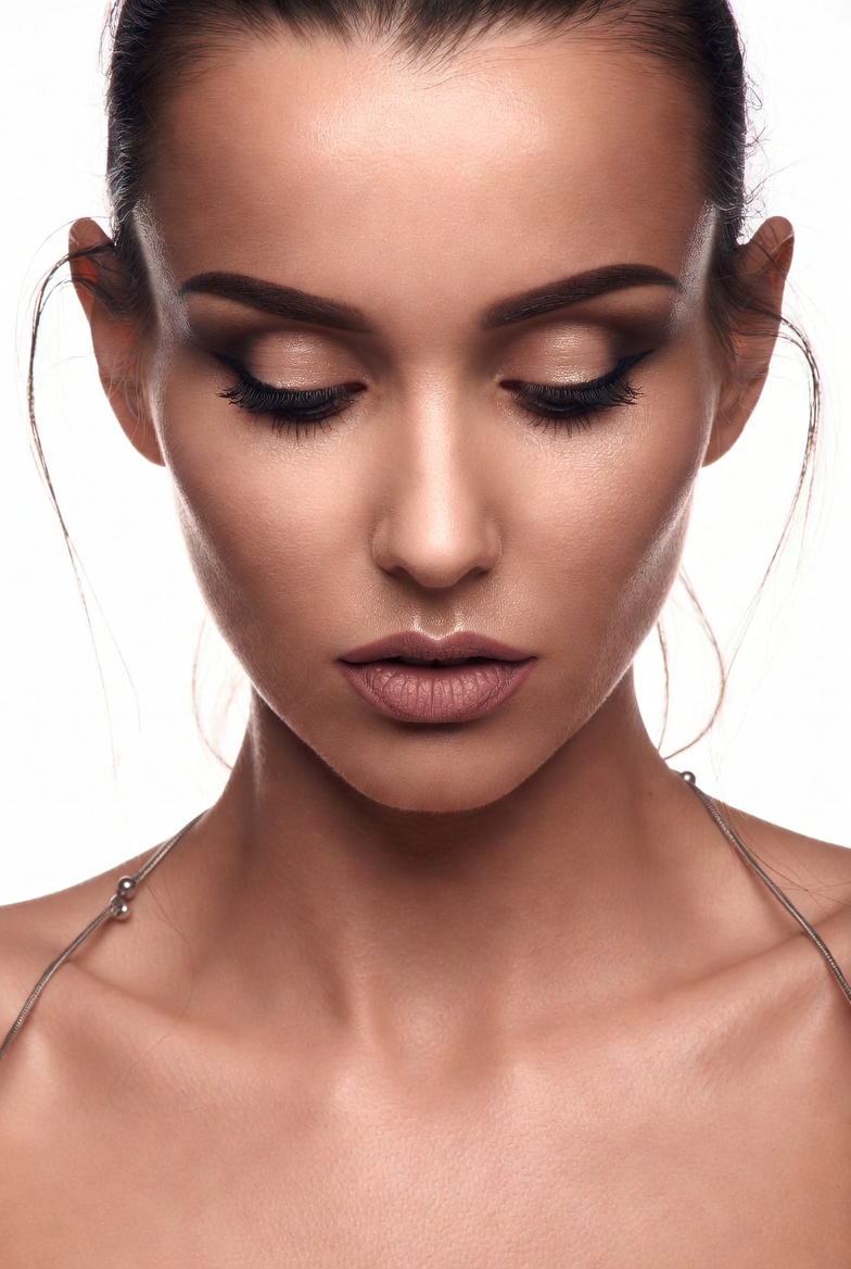 Close-up portrait of beautiful woman Close-up portrait of beautiful woman