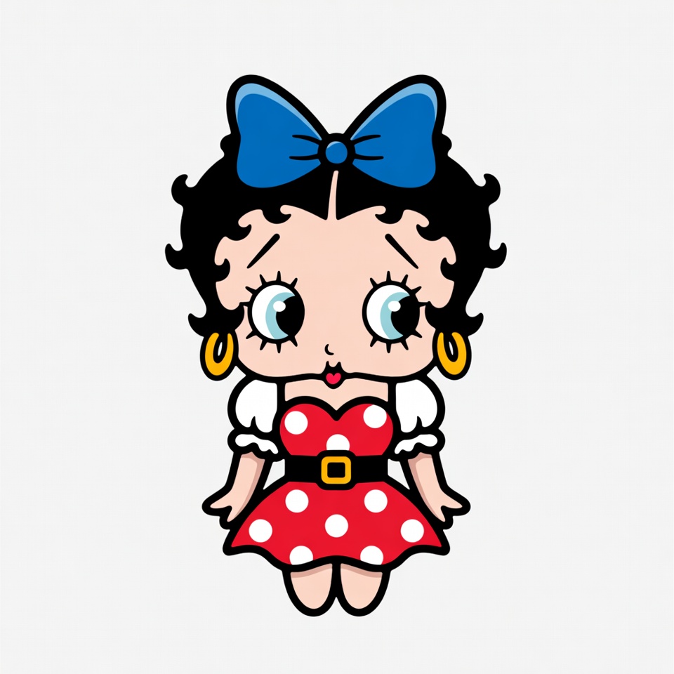 Betty Boop cartoon character illustration Betty Boop cartoon character illustration