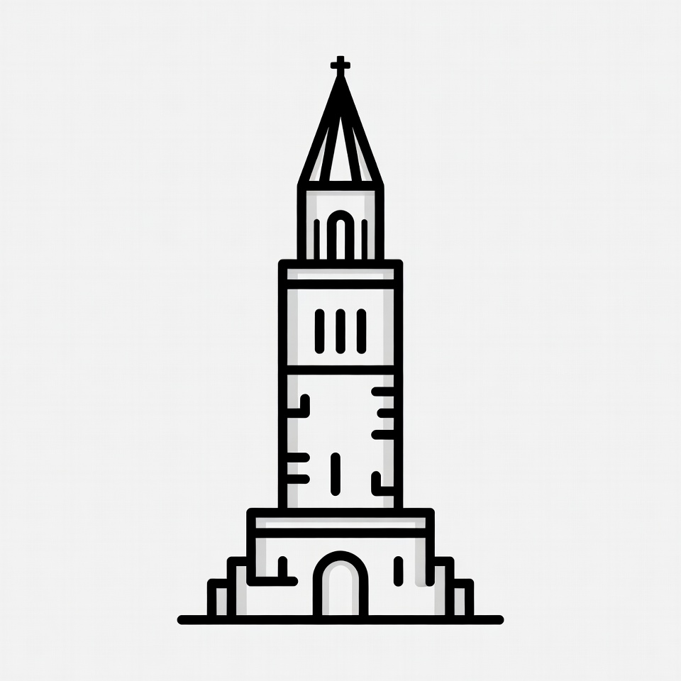 Line Art Church Steeple Line Art Church Steeple