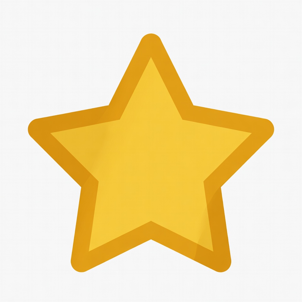 Yellow star illustration Yellow star illustration