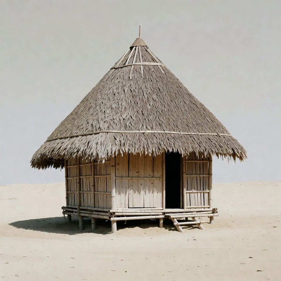 Traditional Thatched Bamboo Hut Traditional Thatched Bamboo Hut