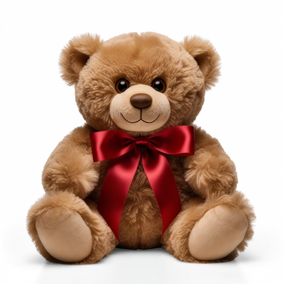 Teddy Bear with Red Bow Teddy Bear with Red Bow