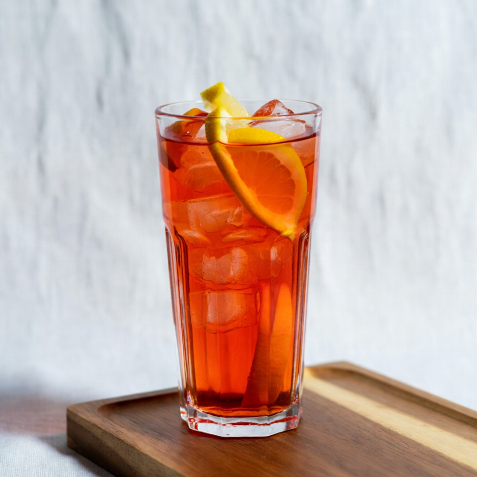 Iced Tea with Orange Slices Iced Tea with Orange Slices