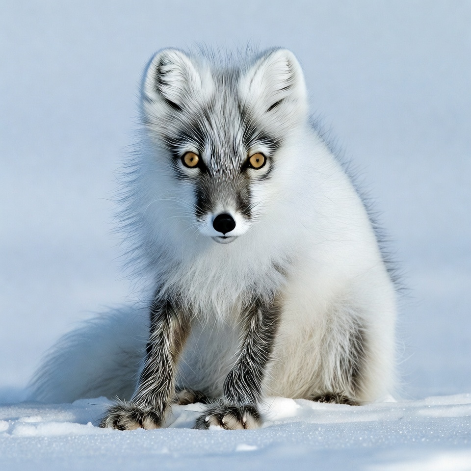 Arctic Fox in Snow Arctic Fox in Snow