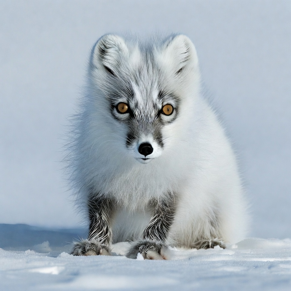 Arctic Fox on Snow Arctic Fox on Snow