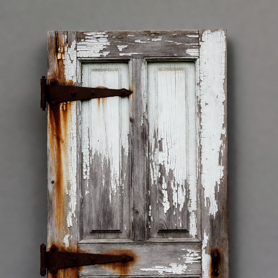 Rustic Whitewashed Wooden Door Rustic Whitewashed Wooden Door