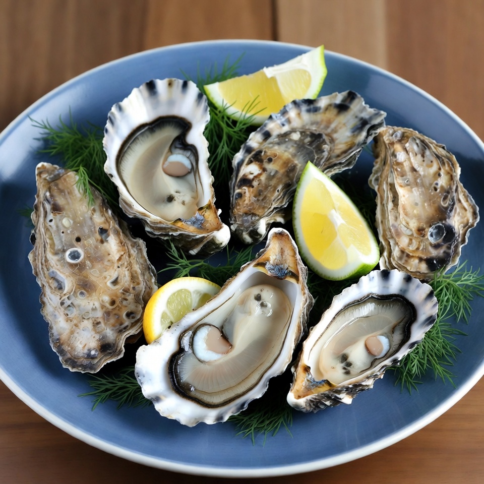 Fresh Oysters with Lemon Dill Fresh Oysters with Lemon Dill