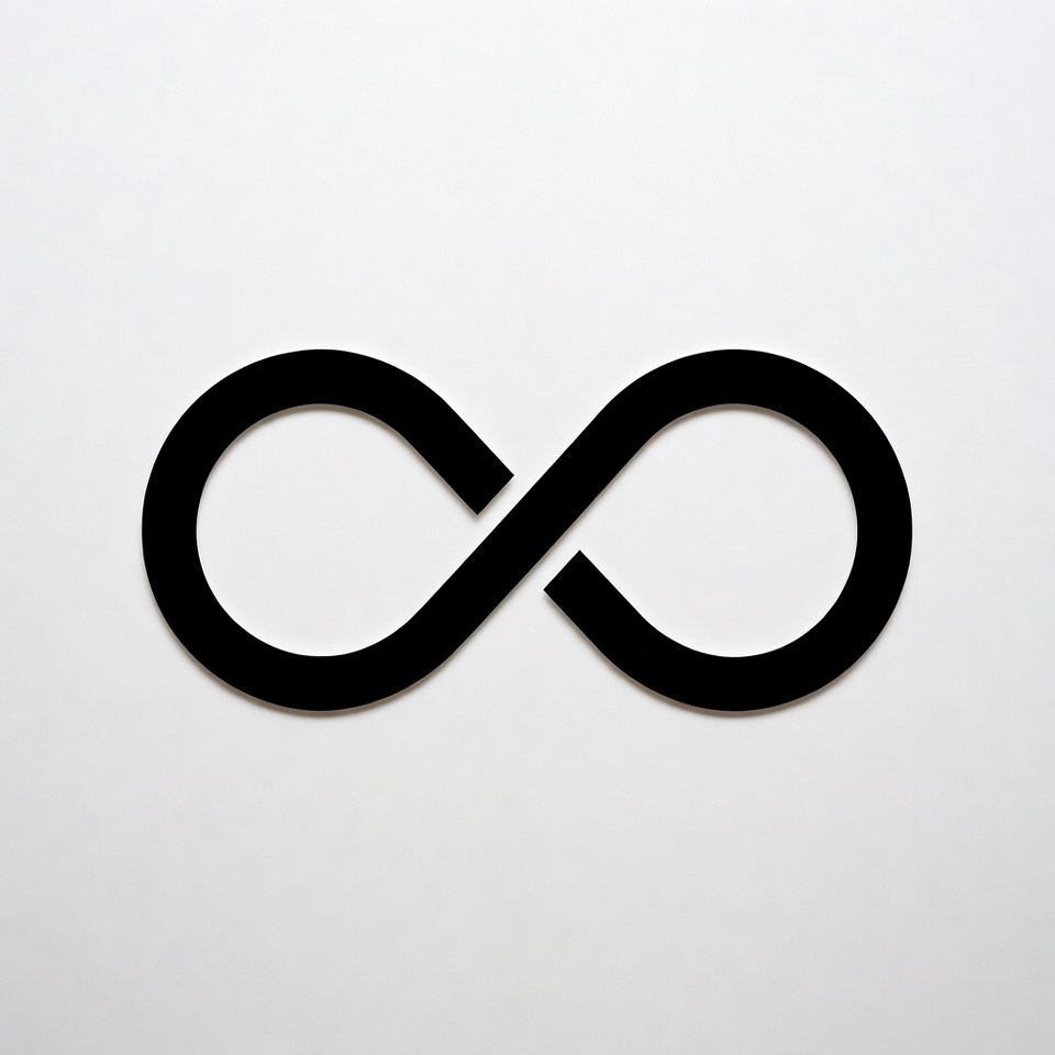 Black Infinity Symbol Black Infinity Symbol