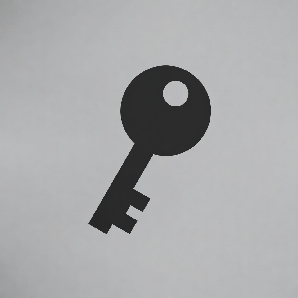 Black key icon Black key icon