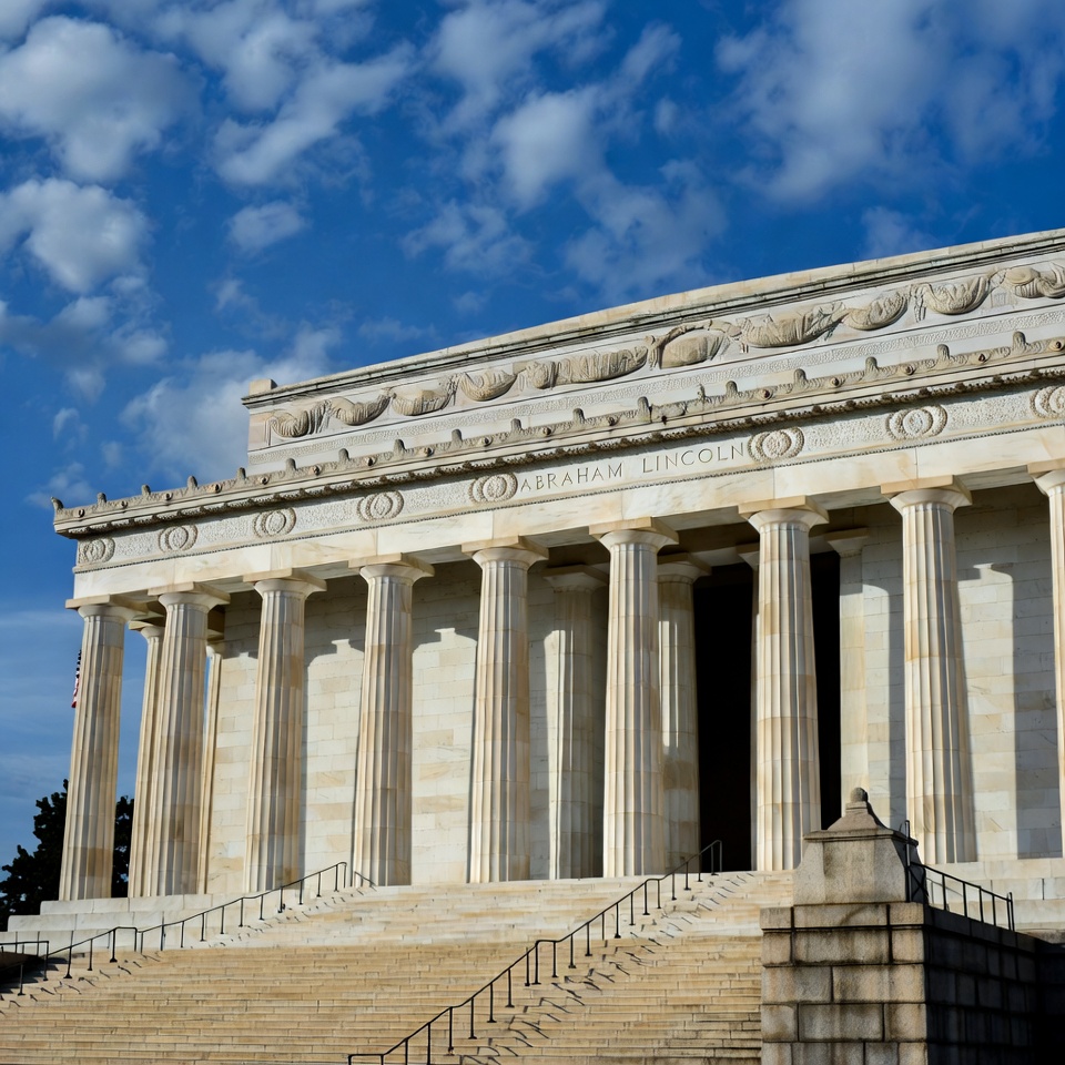 Lincoln Memorial with Columns Lincoln Memorial with Columns