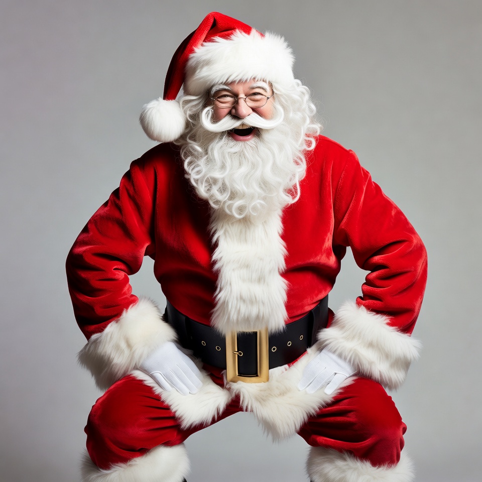 Santa Claus laughing in red suit Santa Claus laughing in red suit