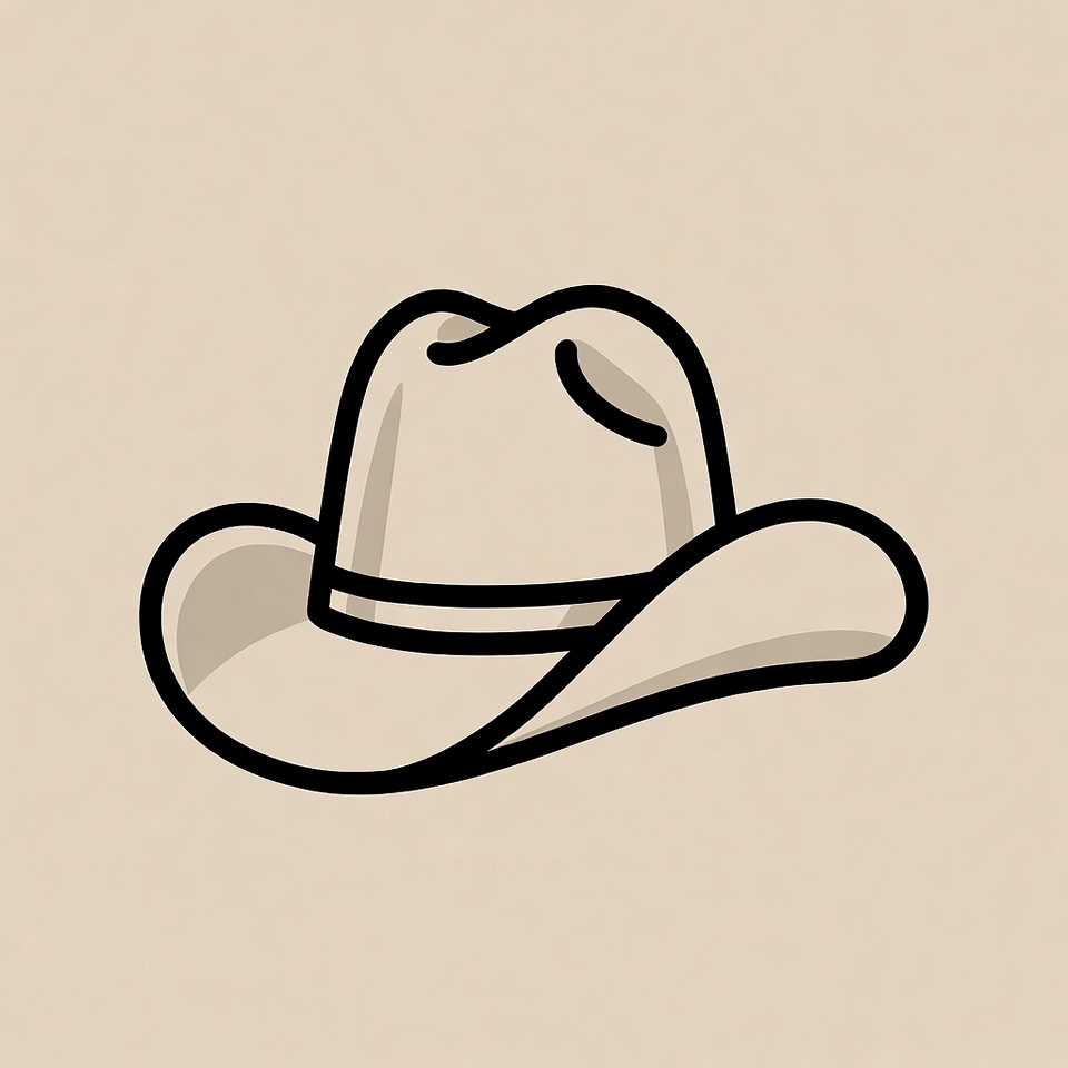 Cowboy Hat Illustration Cowboy Hat Illustration