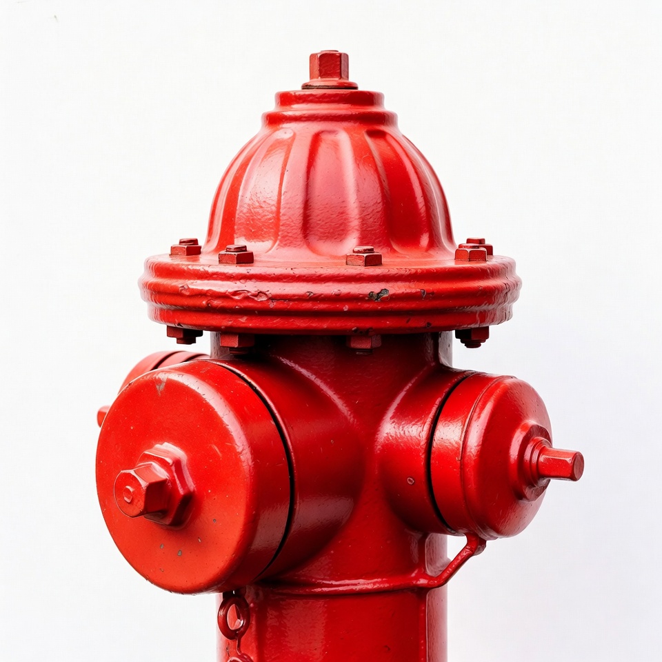 Red Fire Hydrant Isolated Red Fire Hydrant Isolated