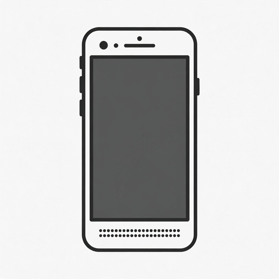 iPhone Outline Icon iPhone Outline Icon