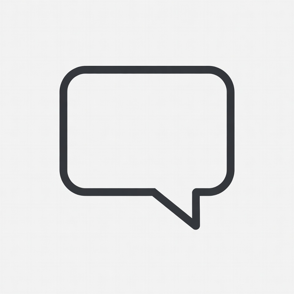 Empty Speech Bubble Icon Empty Speech Bubble Icon