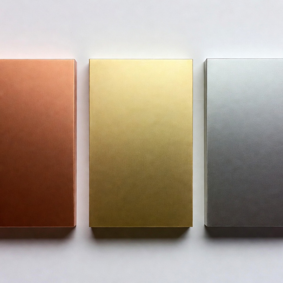 Copper Gold Silver Metal Plates Copper Gold Silver Metal Plates