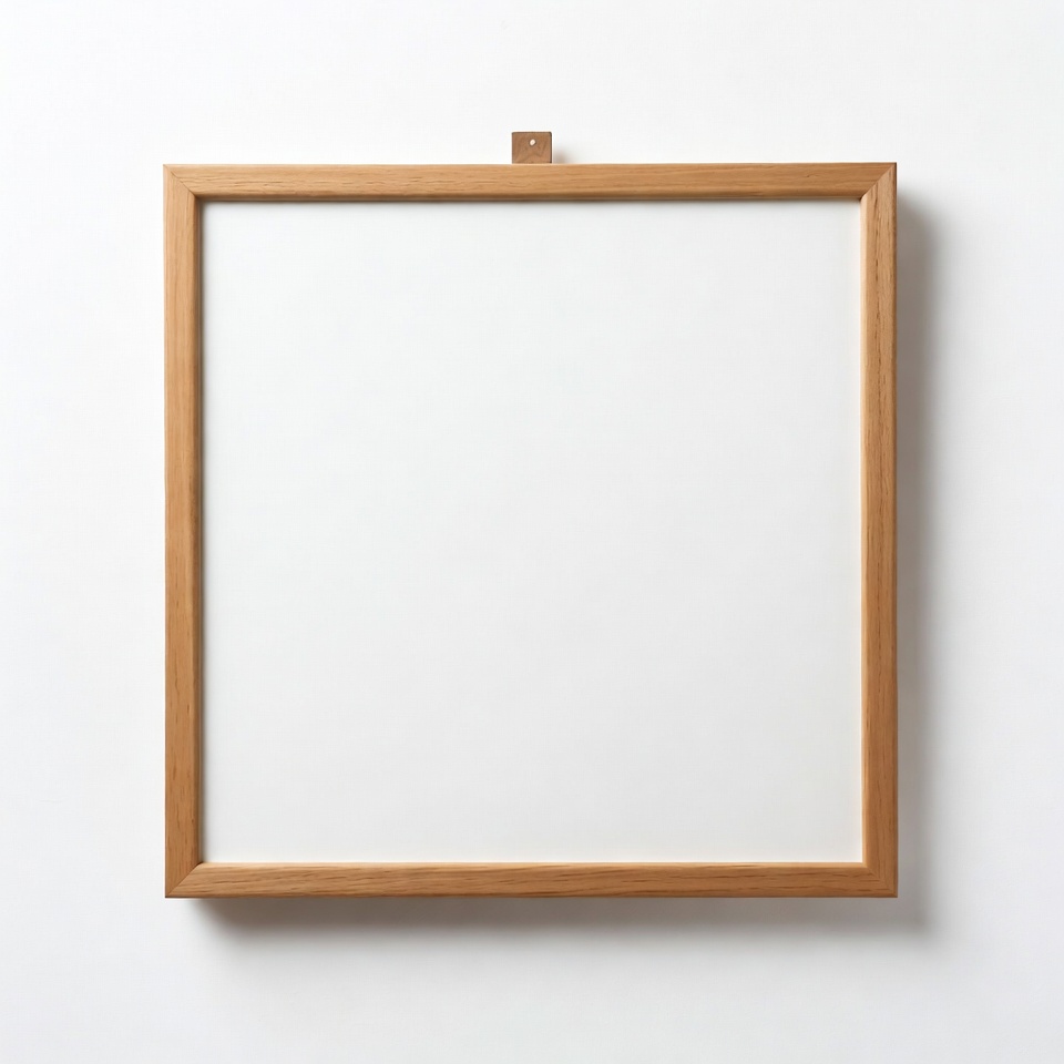 Empty Wooden Picture Frame Empty Wooden Picture Frame