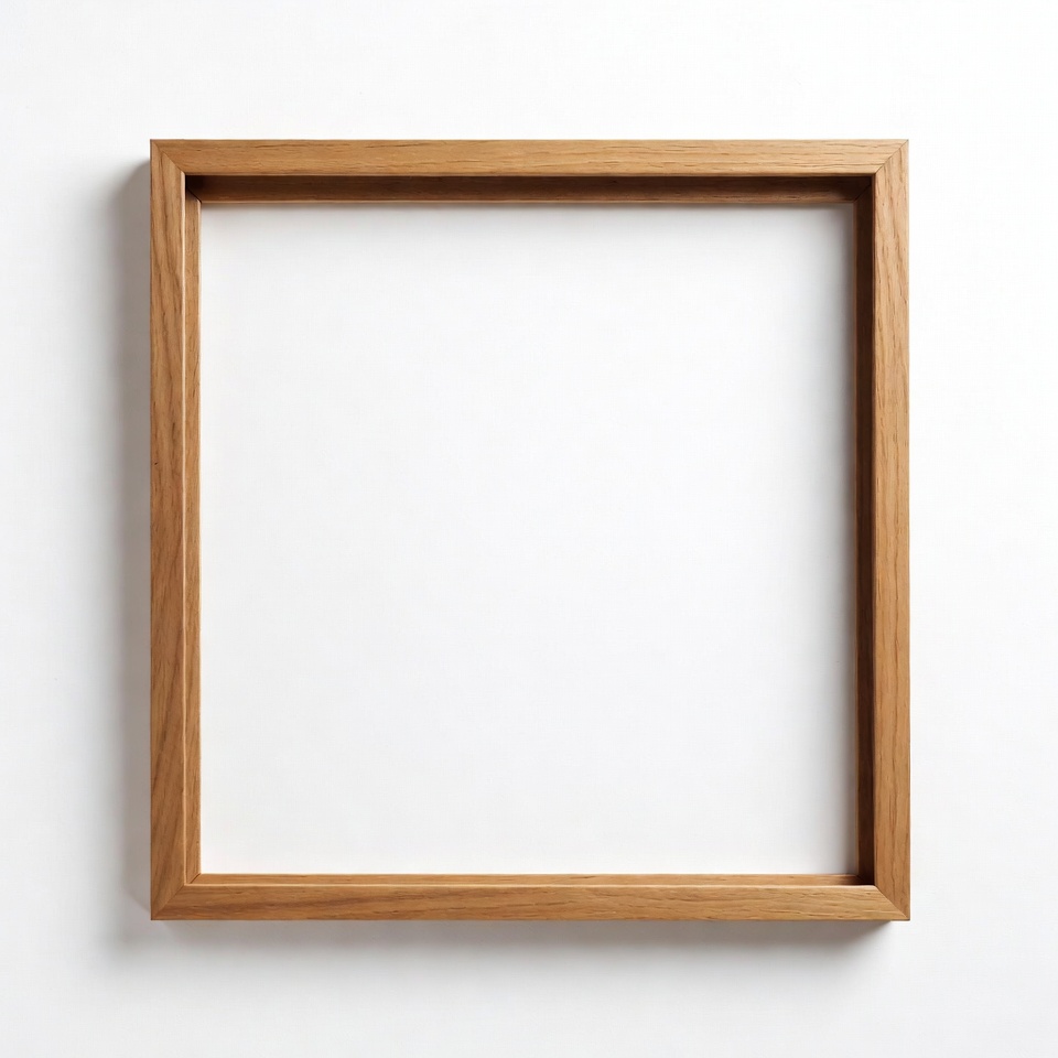 Empty Wooden Picture Frame Empty Wooden Picture Frame