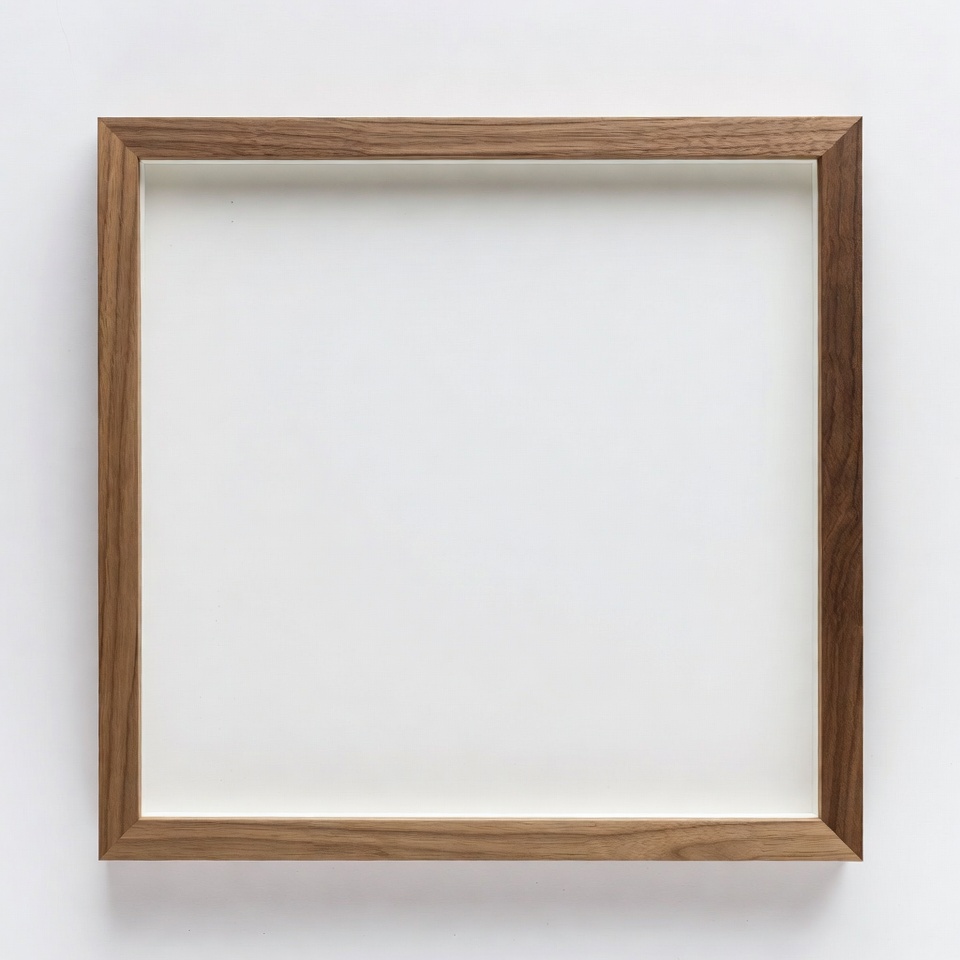 Empty Walnut Wood Picture Frame Empty Walnut Wood Picture Frame