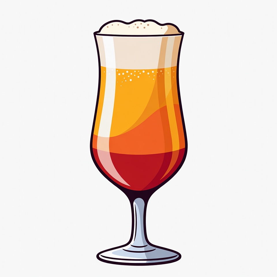 Beer Glass with Foam Beer Glass with Foam