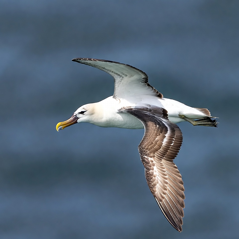 Northern Fulmar Flying in Flight Northern Fulmar Flying in Flight