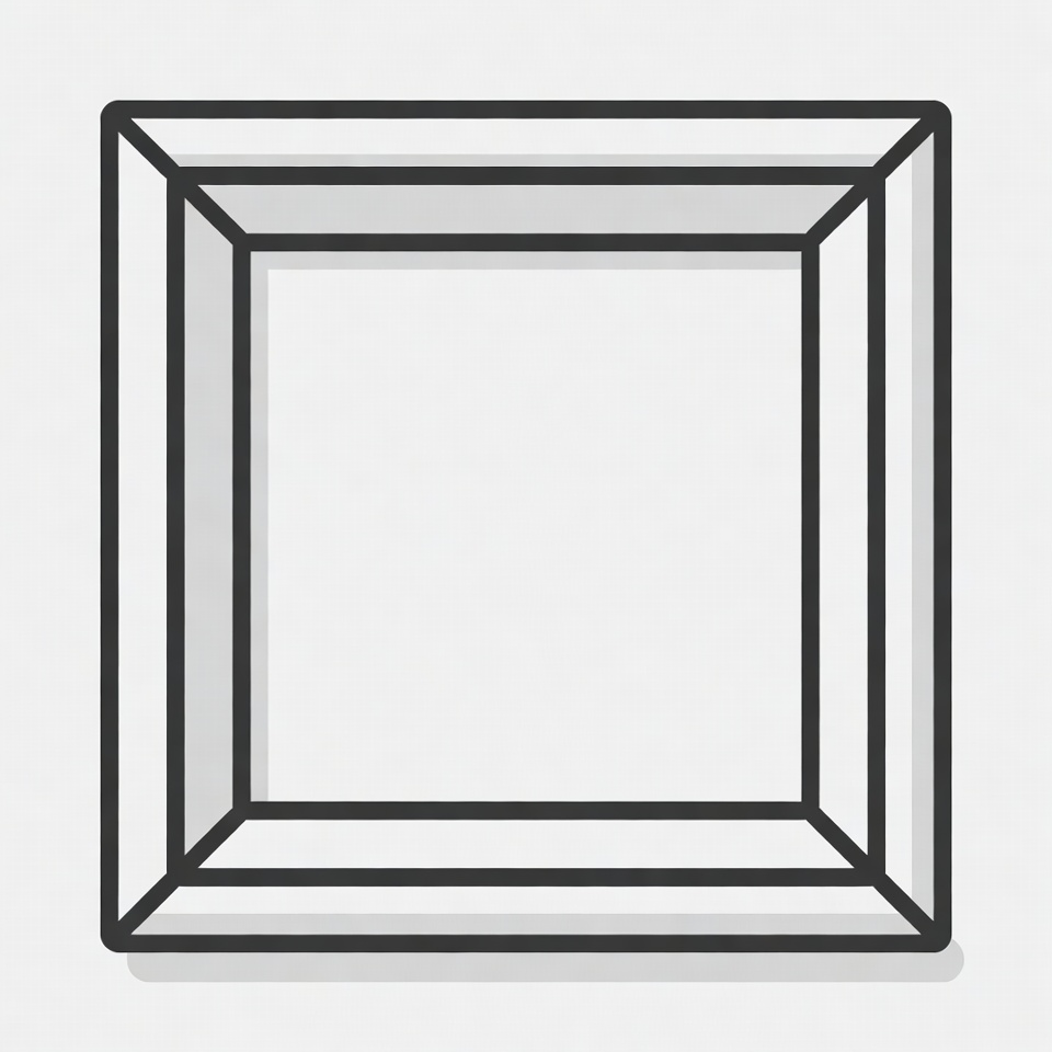 Empty Picture Frame Illustration Empty Picture Frame Illustration