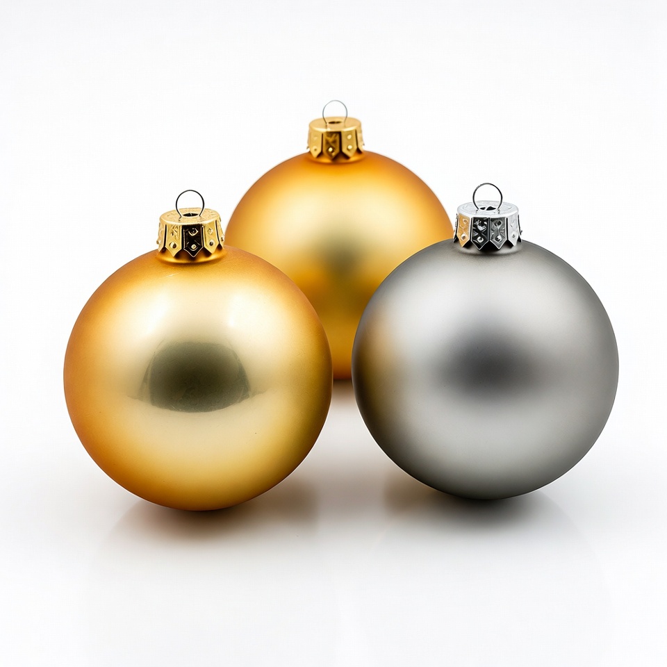 Gold and Silver Christmas Ornaments Gold and Silver Christmas Ornaments