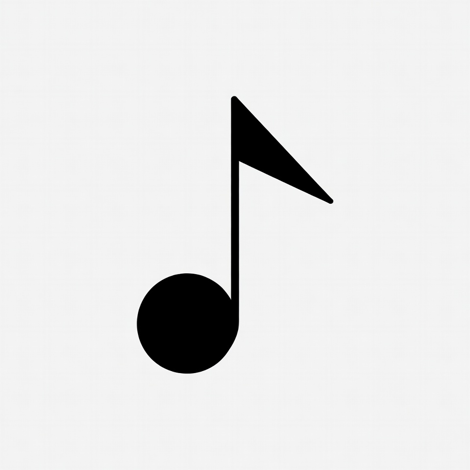 Black eighth note icon Black eighth note icon