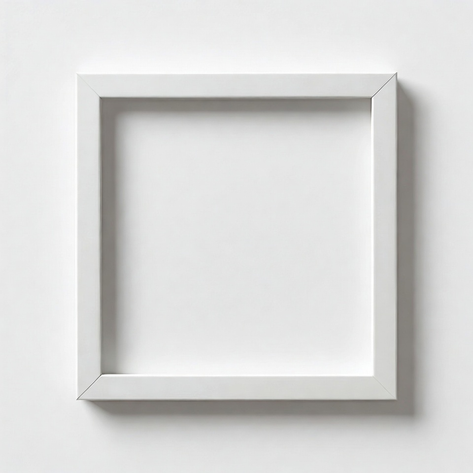 Empty White Picture Frame Empty White Picture Frame