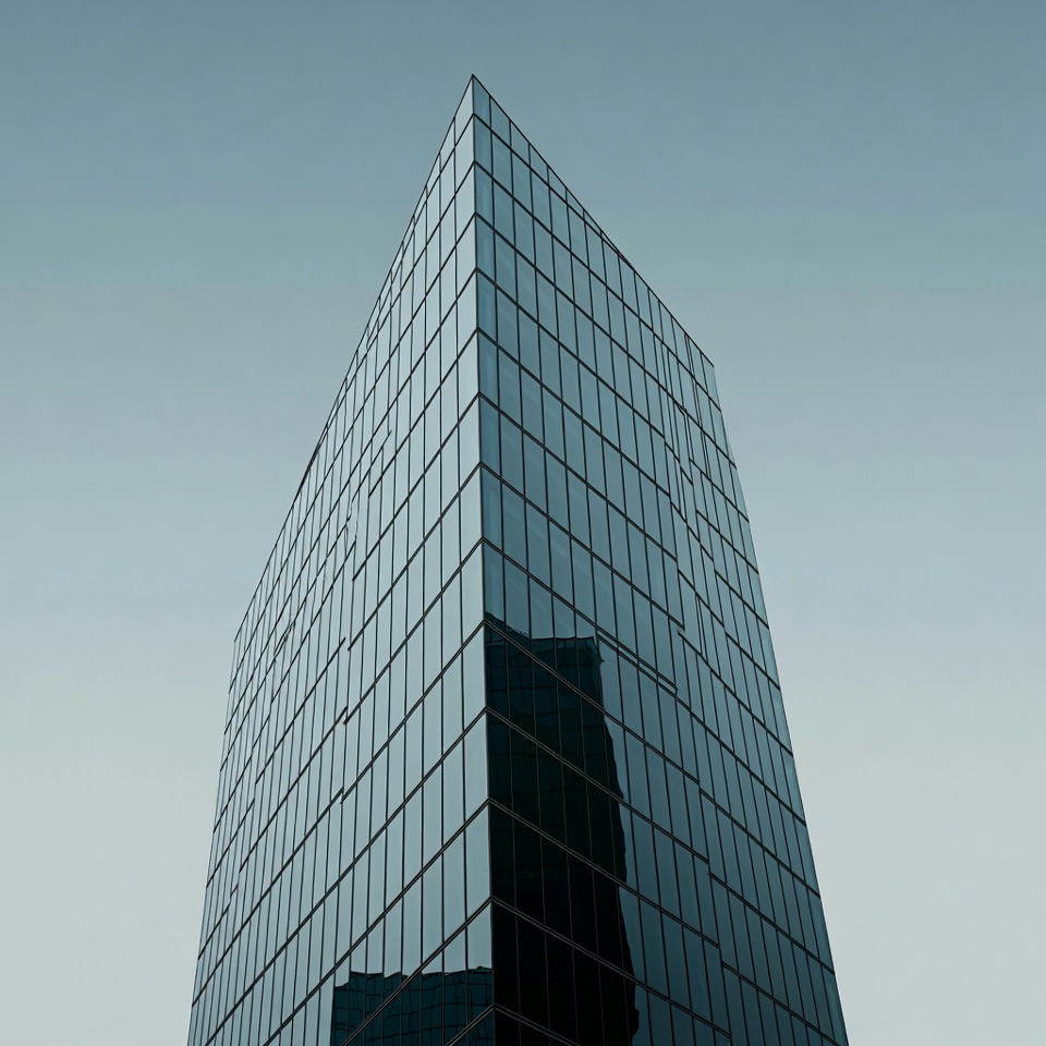 Modern Glass Skyscraper Building Modern Glass Skyscraper Building