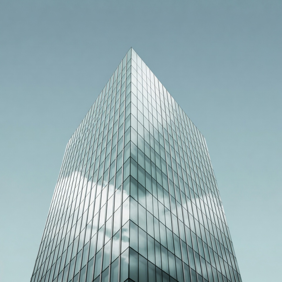 Modern Glass Skyscraper Building Modern Glass Skyscraper Building