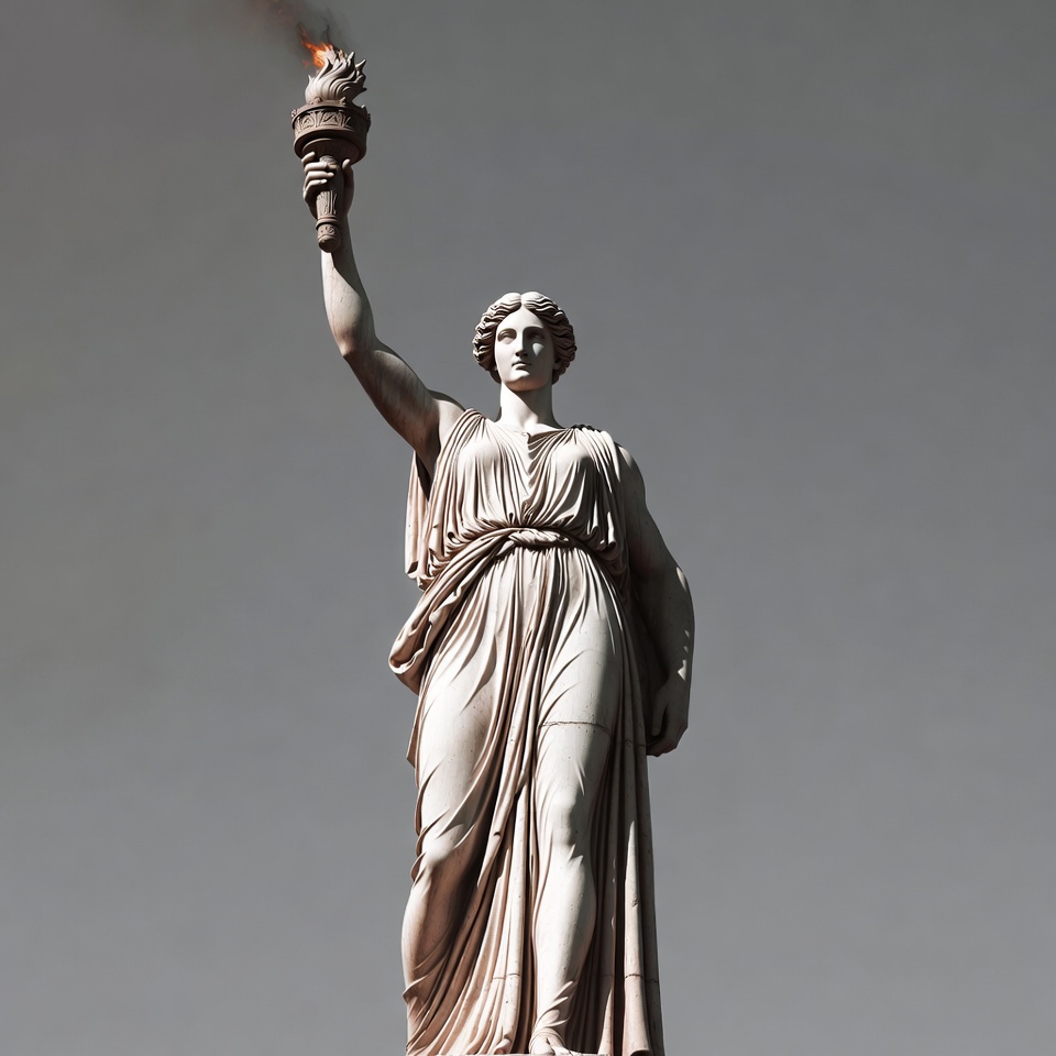 Statue of Liberty holding torch Statue of Liberty holding torch