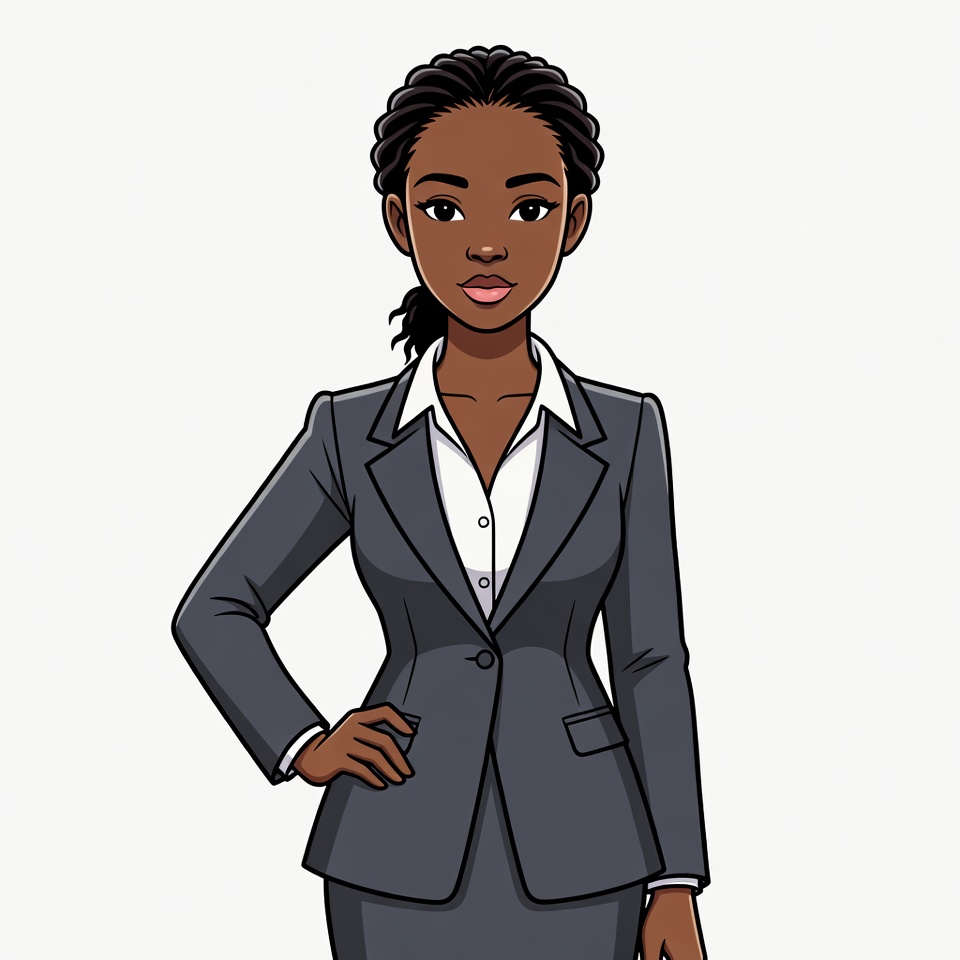 African-American woman in business suit African-American woman in business suit