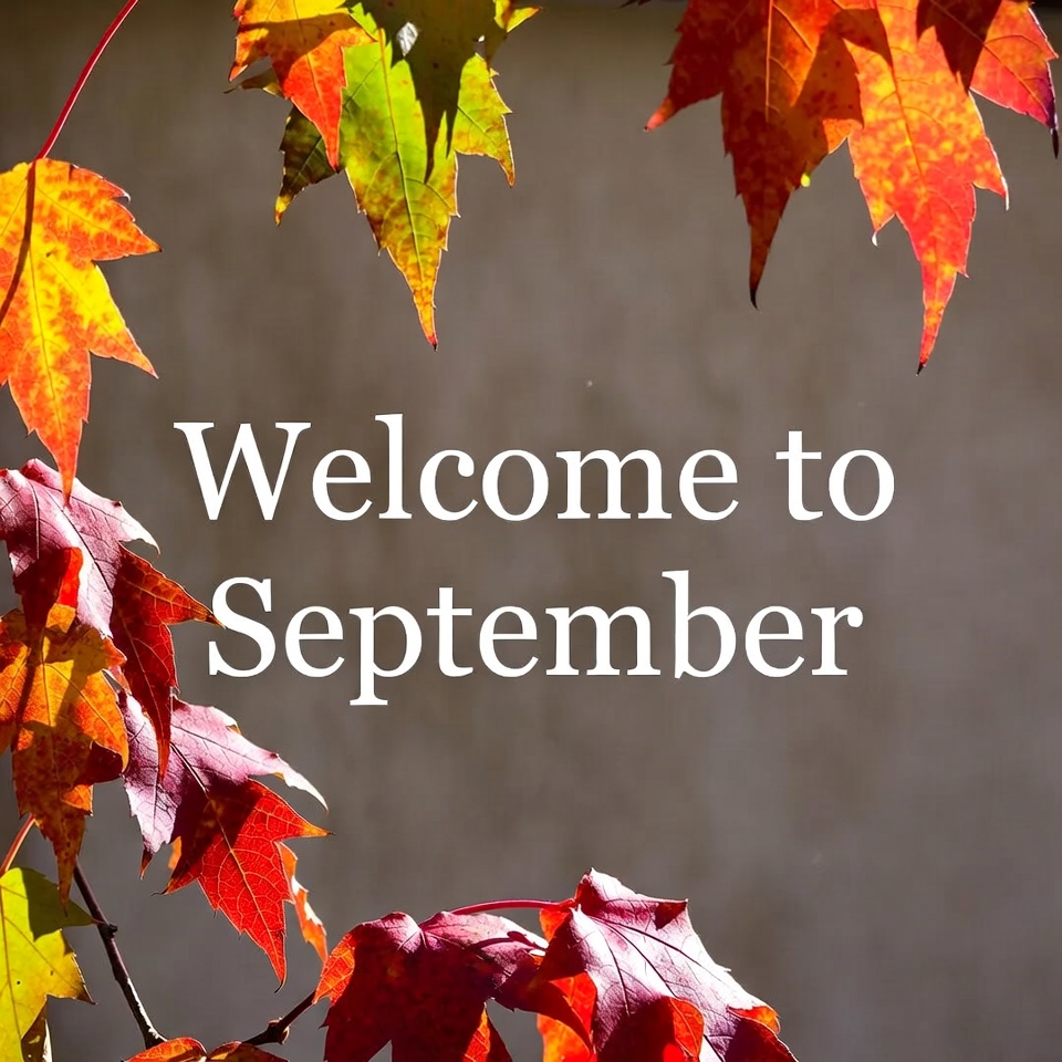 Welcome to September Autumn Leaves Welcome to September Autumn Leaves