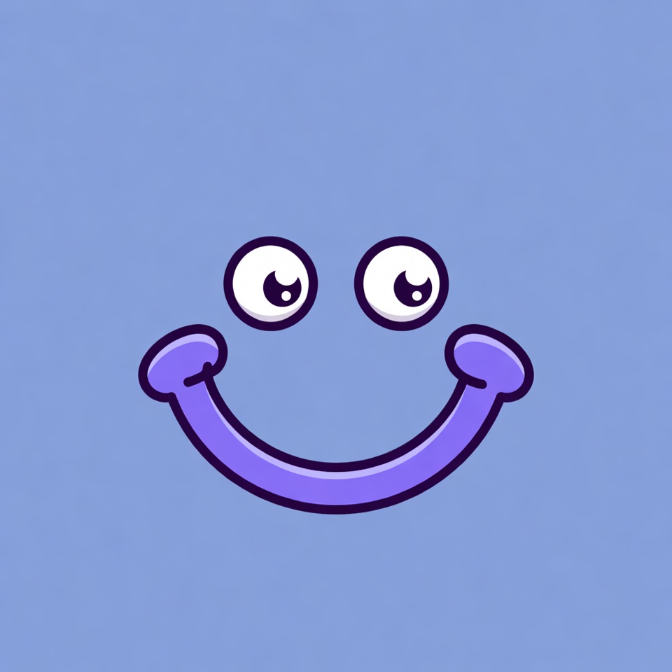 Purple Smiley Face Emoticon Purple Smiley Face Emoticon