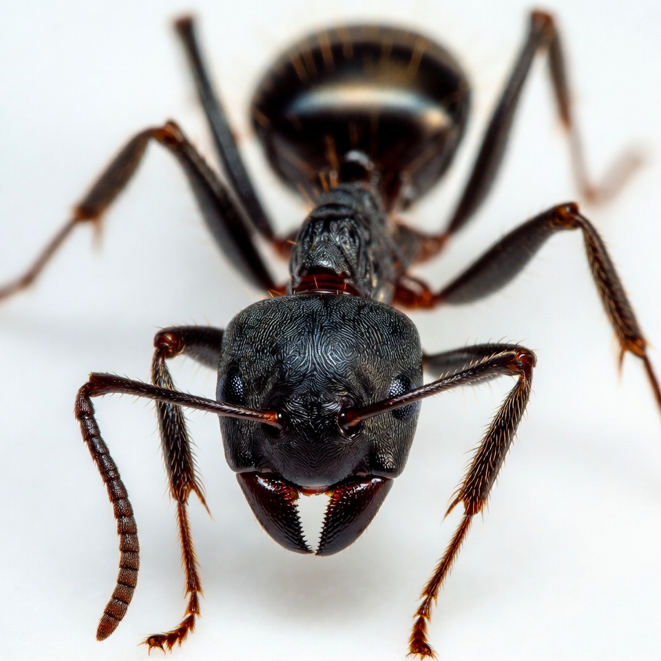 Black ant close-up Black ant close-up